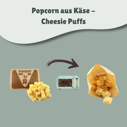 Popcorn für Hunde - Cheesie Puffs